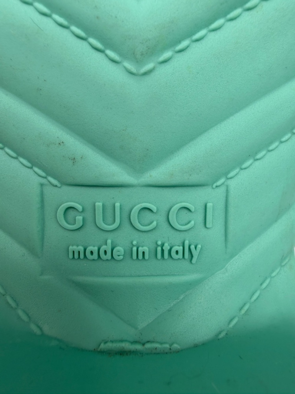 GUCCI Women's Mint Green
Platform Slide Mules size 39 - Picture 11 of 13